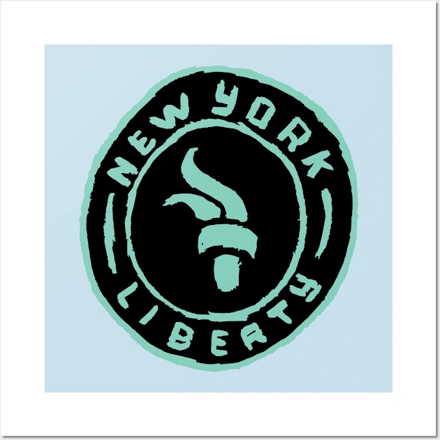 New York libeeerty 13 Wall Art by Very Simple Graph